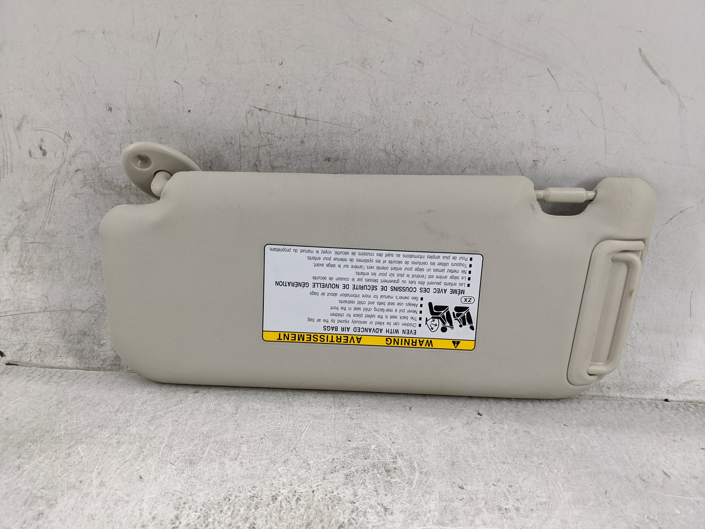 2025 Toyota Corolla Sun Visor Shade Replacement Passenger Right Mirror Fits OEM Used Auto Parts - Oemusedautoparts1.com
