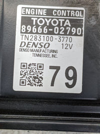 2025 Toyota Corolla PCM Engine Control Computer ECU ECM PCU OEM P/N:89666-02790 TN283100-3770 Fits OEM Used Auto Parts - Oem