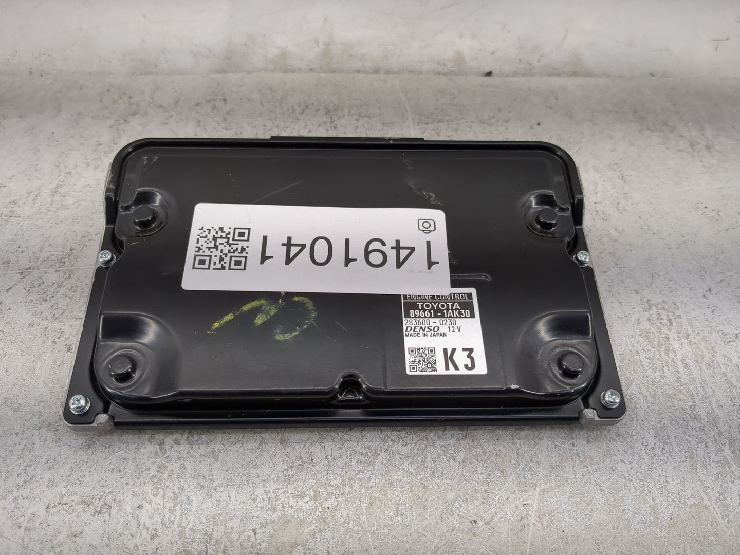2025 Toyota Corolla PCM Engine Control Computer ECU ECM PCU OEM P/N:89661-1AK30 283600-0230 Fits OEM Used Auto Parts - Oemus