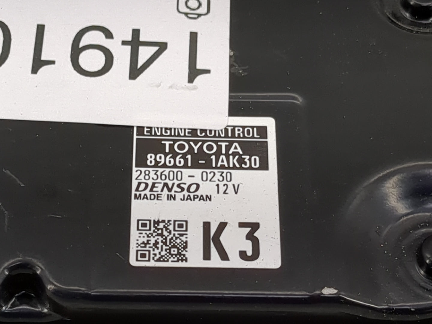 2025 Toyota Corolla PCM Engine Control Computer ECU ECM PCU OEM P/N:89661-1AK30 283600-0230 Fits OEM Used Auto Parts - Oemus