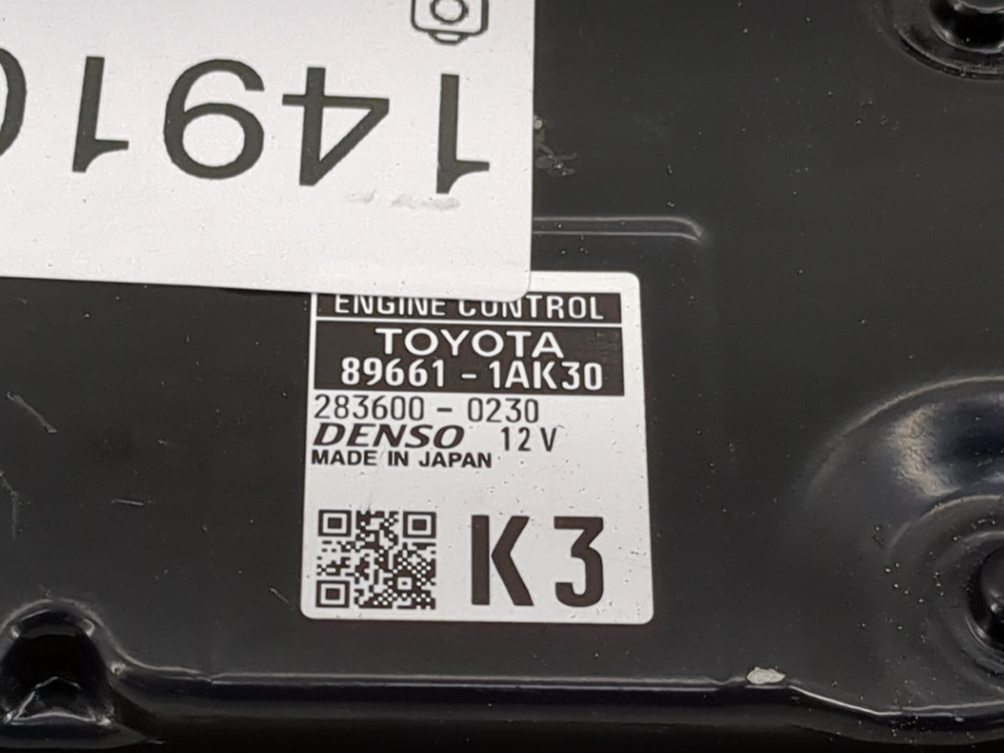 2025 Toyota Corolla PCM Engine Control Computer ECU ECM PCU OEM P/N:89661-1AK30 283600-0230 Fits OEM Used Auto Parts - Oemus