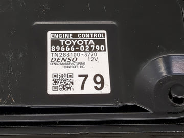 2025 Toyota Corolla PCM Engine Control Computer ECU ECM PCU OEM P/N:89666-02790 TN283100-3770 Fits OEM Used Auto Parts