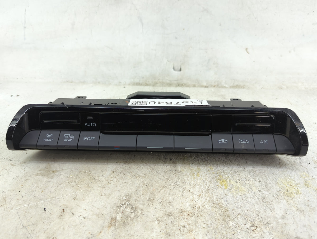 2025 Toyota Prius Climate Control Module Temperature AC/Heater Replacement Fits OEM Used Auto Parts - Oemusedautoparts1.com