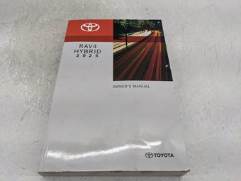 compare product 2025 Toyota Rav4 Owners Manual Book Guide OEM Used Auto Parts