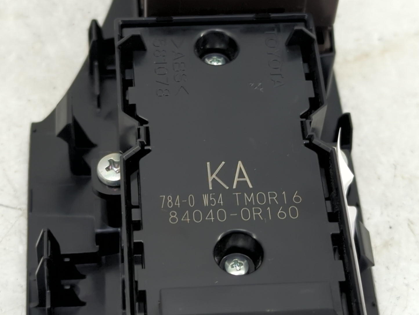 2025 Toyota Rav4 Master Power Window Switch Replacement Driver Side Left P/N:84040-0R160 Fits OEM Used Auto Parts - Oemuseda