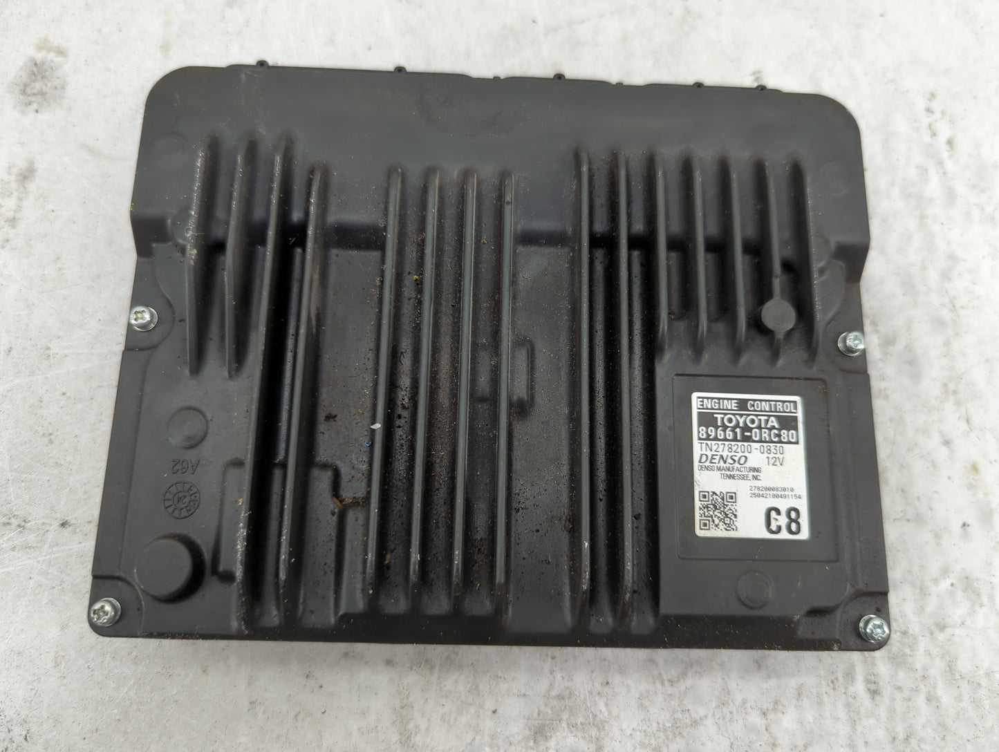 2025 Toyota Rav4 PCM Engine Control Computer ECU ECM PCU OEM P/N:89661-0RC80 TN278200-0830 Fits OEM Used Auto Parts - Oemuse
