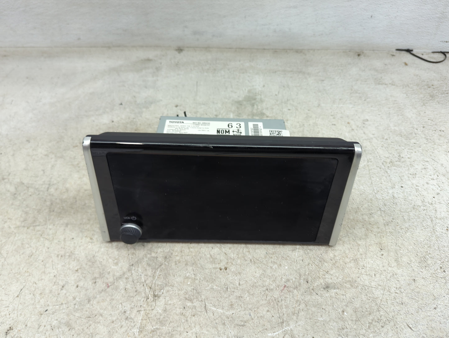 2025 Toyota Rav4 Radio AM FM Cd Player Receiver Replacement P/N:86140-0R630 114000-822A5101, S3HQ5735F507 Fits OEM Used Auto