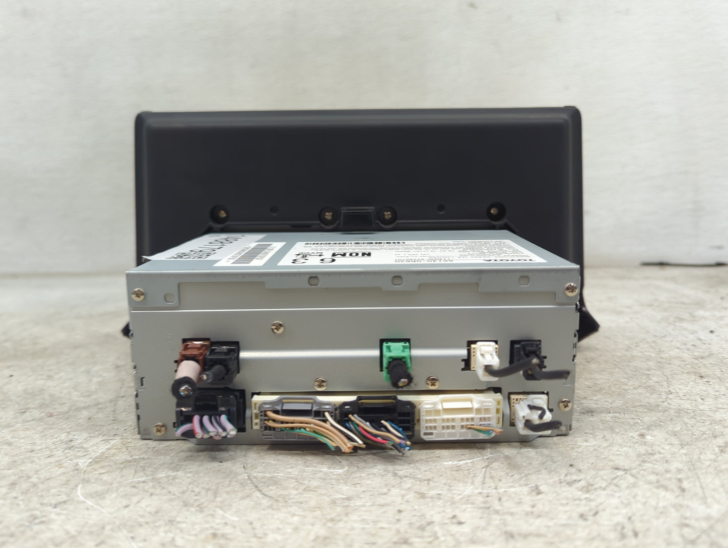2025 Toyota Rav4 Radio AM FM Cd Player Receiver Replacement P/N:86140-0R630 114000-822A5101, S3HQ5735F507 Fits OEM Used Auto