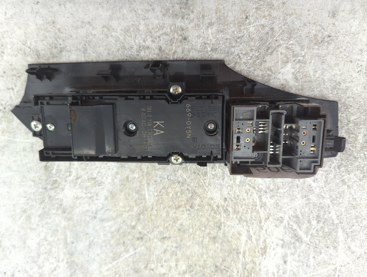 2025 Toyota Rav4 Master Power Window Switch Replacement Driver Side Left P/N:84040-0R160 TM0R16 Fits Fits 2018 2019 2020 202