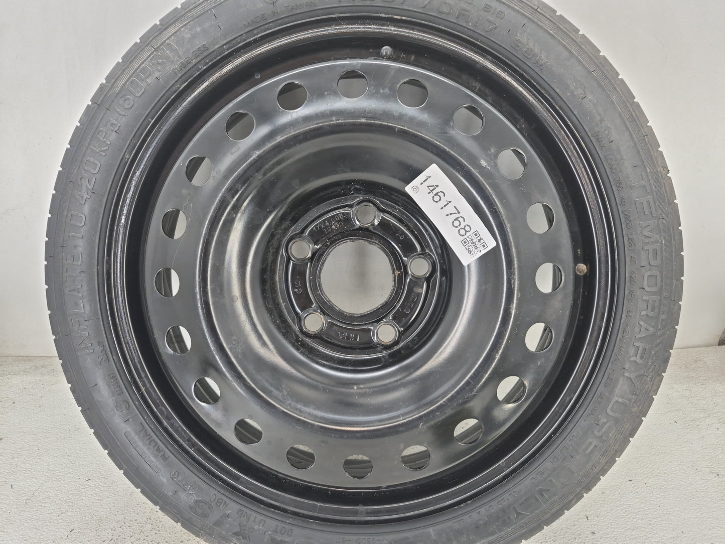 2018-2020 Chevrolet Equinox Spare Donut Tire Wheel Rim Oem 1461768 - Oemusedautoparts1.com