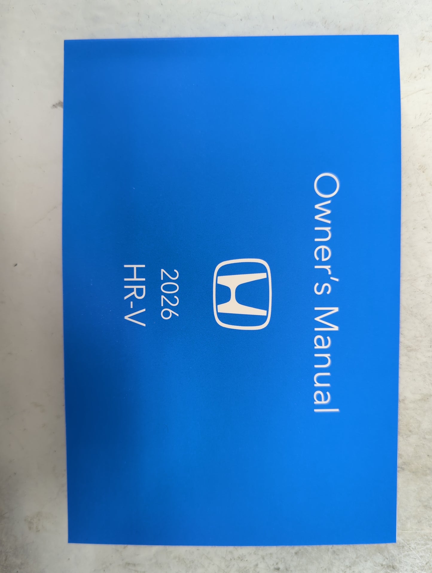 2026 Honda Hr-V Owners Manual Book Guide P/N:00X31-3V0-6300 00X31-H26-8000 OEM Used Auto Parts - Oemusedautoparts1.com