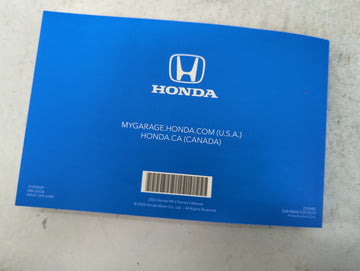 2026 Honda Hr-V Owners Manual Book Guide P/N:00X31-3V0-6300 00X31-H26-8000 OEM Used Auto Parts