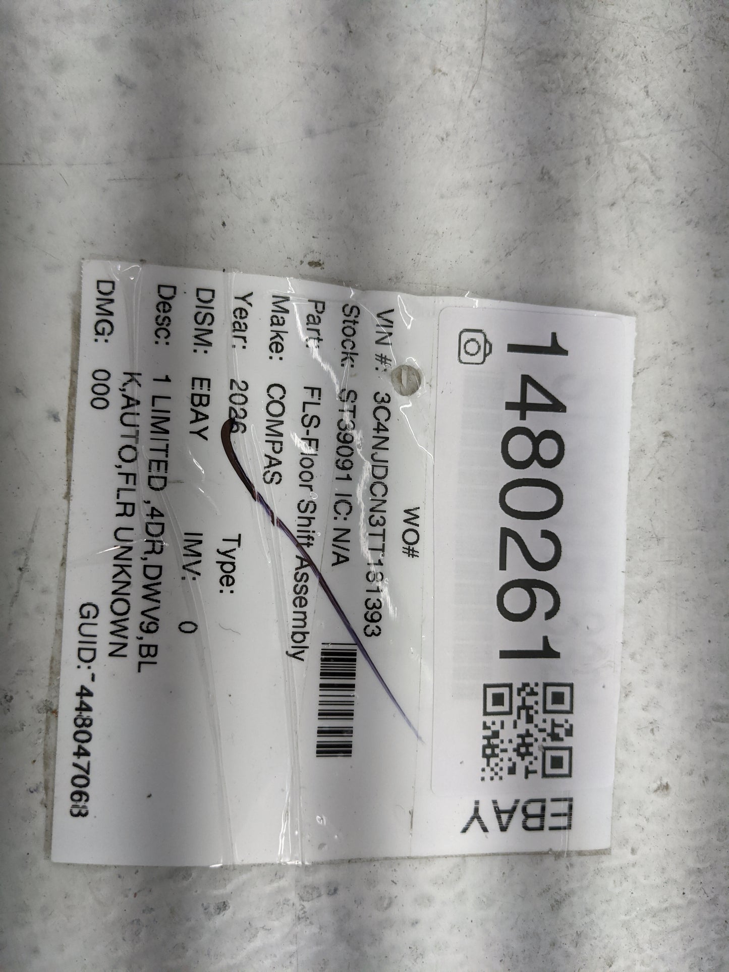 2026 Jeep Compass Floor Console Assembly Shifter - Oemusedautoparts1.com