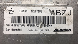 2017 Buick Regal PCM Engine Control Computer ECU ECM PCU OEM P/N:12667189 Fits Fits 2018 2019 2020 OEM Used Auto Parts