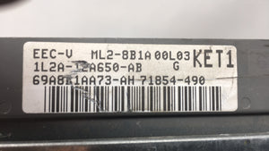 2001 Ford Explorer PCM Engine Control Computer ECU ECM PCU OEM P/N:1L2A-12A650-AB Fits OEM Used Auto Parts - Oemusedautoparts1.com 