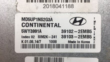 2014-2016 Hyundai Elantra PCM Engine Control Computer ECU ECM PCU OEM P/N:39102-2EMB5 Fits Fits 2014 2015 2016 OEM Used Auto Parts - Oemusedautoparts1.com 