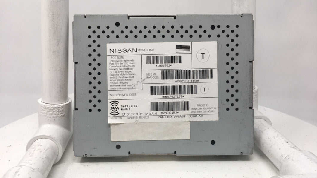 2010 Nissan Maxima PCM Engine Control Computer ECU ECM PCU OEM P/N:37820-R5A-A86 Fits OEM Used Auto Parts - Oemusedautoparts1.com 