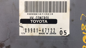 2004 Toyota Prius PCM Engine Control Computer ECU ECM PCU OEM P/N:89981-47122 Fits OEM Used Auto Parts - Oemusedautoparts1.com 