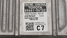 2016-2017 Toyota Camry PCM Engine Control Computer ECU ECM PCU OEM P/N:89661-06T21 89661-06T22 Fits Fits 2016 2017 OEM Used Auto Parts