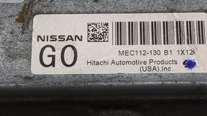 2011-2013 Nissan Altima PCM Engine Control Computer ECU ECM PCU OEM P/N:MEC114-100 MEC112-130 B1 Fits Fits 2011 2012 2013 OEM Used Auto Parts - Oemusedautoparts1.com 