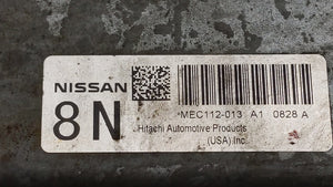 2010 Nissan Altima PCM Engine Control Computer ECU ECM PCU OEM P/N:MEC114-011 MEC112-011 A1, MEC112-013 A1 Fits OEM Used Auto Parts - Oemusedautoparts1.com 