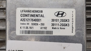 2015-2017 Hyundai Sonata PCM Engine Control Computer ECU ECM PCU OEM P/N:39101-2GGK0 39101-2GGL4 Fits Fits 2015 2016 2017 OEM Used Auto Parts - Oemusedautoparts1.com 