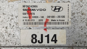 2006-2008 Hyundai Sonata PCM Engine Control Computer ECU ECM PCU OEM P/N:39100-25131 39100-25135 Fits Fits 2006 2007 2008 OEM Used Auto Parts - Oemusedautoparts1.com 