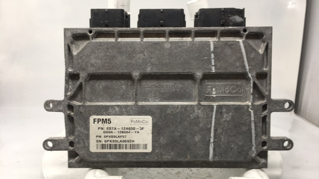 2014-2016 Ford Fusion PCM Engine Control Computer ECU ECM PCU OEM P/N:ES7A-12A650-JF Fits Fits 2014 2015 2016 OEM Used Auto Parts