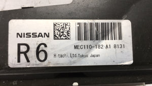 2008 Nissan Altima PCM Engine Control Computer ECU ECM PCU OEM P/N:MEC110-182 A1 Fits OEM Used Auto Parts