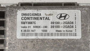 2015 Hyundai Santa Fe PCM Engine Control Computer ECU ECM PCU OEM P/N:39100-2GAG7 39130-2GAG7, 39100-2GAG5, 39130-2GAG5 Fits OEM Used Auto Parts - Oemusedautoparts1.com 