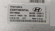 2011-2015 Hyundai Sonata PCM Engine Control Computer ECU ECM PCU OEM P/N:39155-2G913 39105-2G913 Fits OEM Used Auto Parts - Oemusedautoparts1.com 