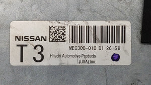 2013-2014 Nissan Altima PCM Engine Control Computer ECU ECM PCU OEM P/N:MEC300-010 D1 MEC300-011 A1 Fits Fits 2013 2014 OEM Used Auto Parts - Oemusedautoparts1.com 