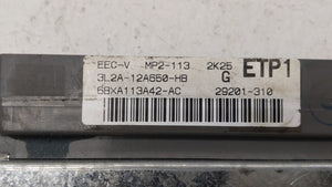 2003 Ford Explorer Sport PCM Engine Control Computer ECU ECM PCU OEM P/N:3L2A-12A650-HB Fits OEM Used Auto Parts - Oemusedautoparts1.com 