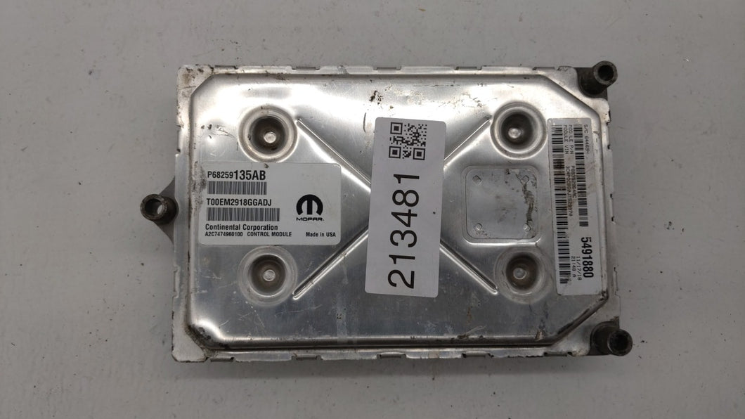 2016-2019 Dodge Journey PCM Engine Control Computer ECU ECM PCU OEM P/N:P68259135AA P6827464AD Fits Fits 2016 2017 2018 2019 OEM Used Auto Parts - Oemusedautoparts1.com 