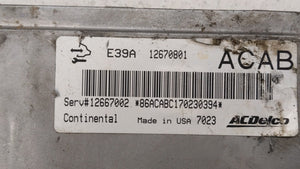 2017-2017 Chevrolet Traverse Motor Computadora Ecu Pcm Ecm Pcu OEM 213671