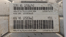 2004 Chevrolet Tahoe PCM Engine Control Computer ECU ECM PCU OEM P/N:12586242 12583660 Fits OEM Used Auto Parts - Oemusedautoparts1.com 