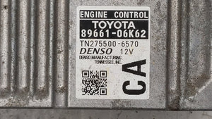 2012-2014 Toyota Camry PCM Engine Control Computer ECU ECM PCU OEM P/N:89661-06K63 89661-06K84 Fits Fits 2012 2013 2014 OEM Used Auto Parts - Oemusedautoparts1.com 