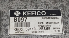 2014 Kia Soul PCM Engine Control Computer ECU ECM PCU OEM P/N:39110-2BSH5 Fits OEM Used Auto Parts - Oemusedautoparts1.com 