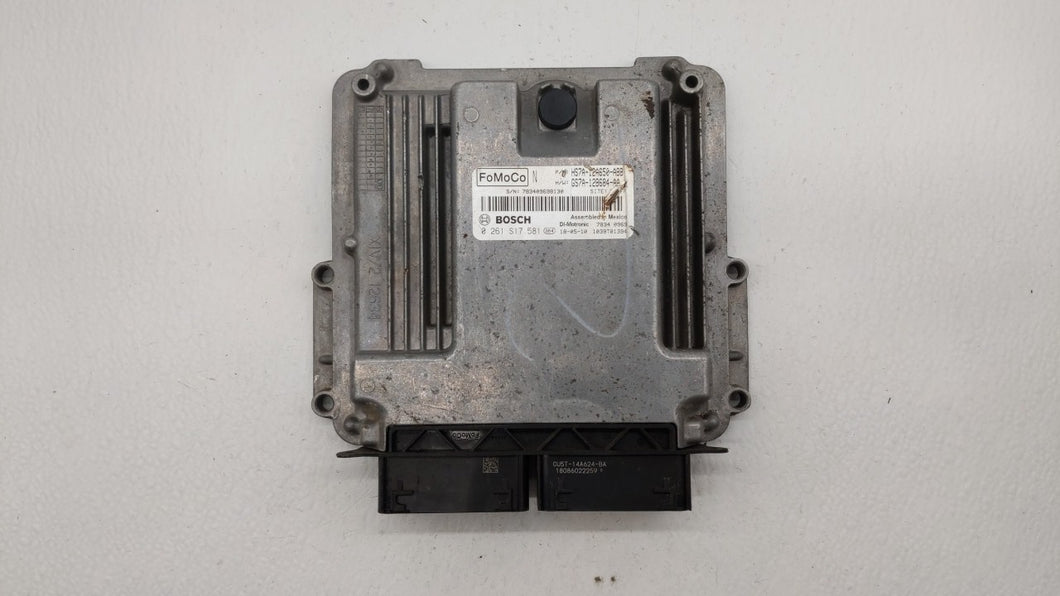 2017-2019 Ford Fusion PCM Engine Control Computer ECU ECM PCU OEM P/N:KS7A-12A650-BCA HS7A-12A650-ABB Fits Fits 2017 2018 2019 OEM Used Auto Parts - Oemusedautoparts1.com 