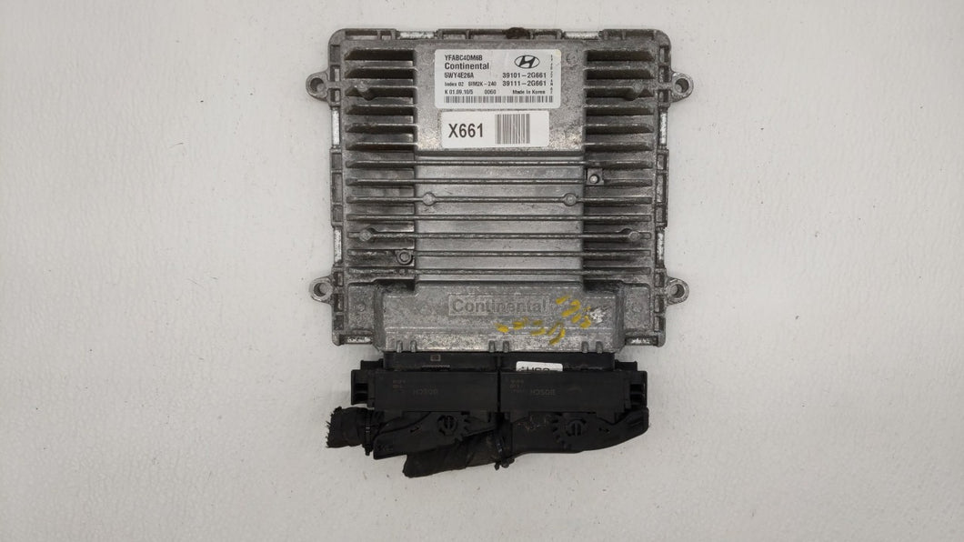 2011-2014 Hyundai Sonata PCM Engine Control Computer ECU ECM PCU OEM P/N:39101-2G661 39111-2G661 Fits Fits 2011 2012 2013 2014 OEM Used Auto Parts