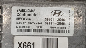 2011-2014 Hyundai Sonata PCM Engine Control Computer ECU ECM PCU OEM P/N:39101-2G661 39111-2G661 Fits Fits 2011 2012 2013 2014 OEM Used Auto Parts