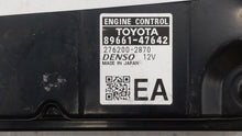 2017-2018 Toyota Prius Motor Computadora Ecu Pcm Ecm Pcu OEM 89661-47642 217190