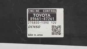 2010 Toyota Prius PCM Engine Control Computer ECU ECM PCU OEM P/N:89661-47261 89661-47262 Fits OEM Used Auto Parts