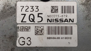 2013-2015 Nissan Sentra PCM Engine Control Computer ECU ECM PCU OEM P/N:BEM404-300 A1 NEC001-666 Fits Fits 2013 2014 2015 OEM Used Auto Parts - Oemusedautoparts1.com 