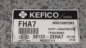 2016-2016 Kia Soul Motor Computadora Ecu Pcm Ecm Pcu OEM 39133-2eha7 217686