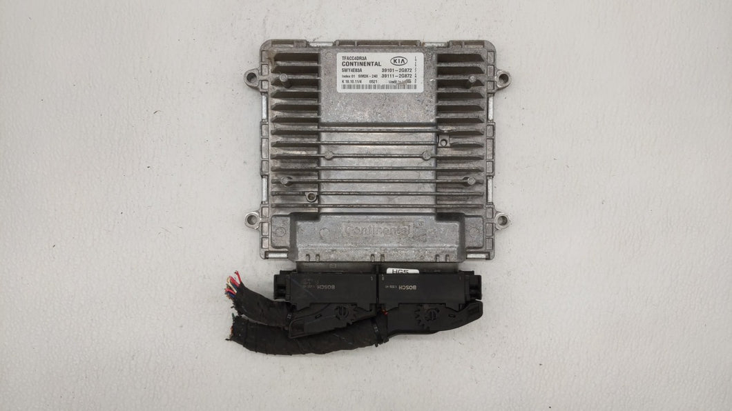 2011-2013 Kia Optima PCM Engine Control Computer ECU ECM PCU OEM P/N:39101-2G874 39101-2G872, 39111-2G872 Fits Fits 2011 2012 2013 OEM Used Auto Parts - Oemusedautoparts1.com 