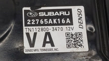 2015 Subaru Legacy PCM Engine Control Computer ECU ECM PCU OEM P/N:22765AK16A 2765AF36C, 22765AF36A, 22765AF36B Fits OEM Used Auto Parts - Oemusedautoparts1.com 