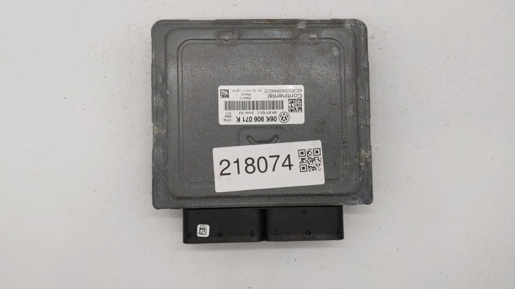 2015 Volkswagen Passat PCM Engine Control Computer ECU ECM PCU OEM P/N:06K 906 071 K Fits OEM Used Auto Parts