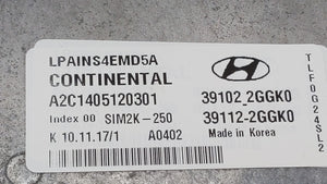 2018-2019 Hyundai Sonata PCM Engine Control Computer ECU ECM PCU OEM P/N:39102-2GGJ0 39112-2GGJ0, 39102-2GGK0 Fits Fits 2018 2019 OEM Used Auto Parts - Oemusedautoparts1.com 