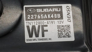 2017 Subaru Legacy PCM Engine Control Computer ECU ECM PCU OEM P/N:22765AK48B 22765AK48D, 22765AK48C, 22765AK48A Fits OEM Used Auto Parts